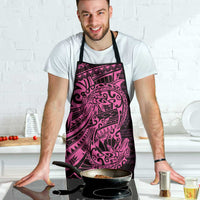 Pink Couple Dolphins Maori Polynesian Style Apron - Polynesian Pride