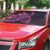 Pink Couple Dolphins Maori Polynesian Style Auto Sun Shade - Polynesian Pride
