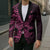 Pink Couple Dolphins Maori Polynesian Style Blazer - Polynesian Pride