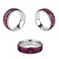 Pink Couple Dolphins Maori Polynesian Style Classic Ring - Polynesian Pride