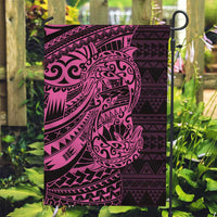 Pink Couple Dolphins Maori Polynesian Style Garden Flag LT9 Garden Flag Pink - Polynesian Pride