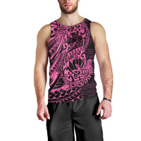 Pink Couple Dolphins Maori Polynesian Style Men Tank Top LT9 - Polynesian Pride