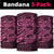 Pink Couple Dolphins Maori Polynesian Style Neck Gaiter - Polynesian Pride