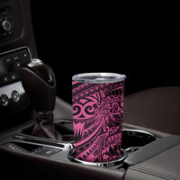 Pink Couple Dolphins Maori Polynesian Style Tumbler Cup LT9 - Polynesian Pride