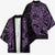Purple Couple Dolphins Maori Polynesian Style Kimono - Polynesian Pride