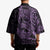 Purple Couple Dolphins Maori Polynesian Style Kimono - Polynesian Pride