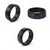 Purple Couple Dolphins Maori Polynesian Style Spinner Ring - Polynesian Pride