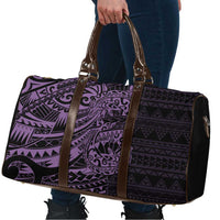 Purple Couple Dolphins Maori Polynesian Style Travel Bag - Polynesian Pride