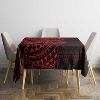 Red Couple Dolphins Maori Polynesian Style Tablecloth LT9 - Polynesian Pride
