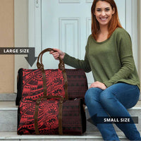 Red Couple Dolphins Maori Polynesian Style Travel Bag - Polynesian Pride