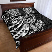 White Couple Dolphins Maori Polynesian Style Quilt Bed Set LT9 - Polynesian Pride