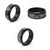 White Couple Dolphins Maori Polynesian Style Spinner Ring - Polynesian Pride