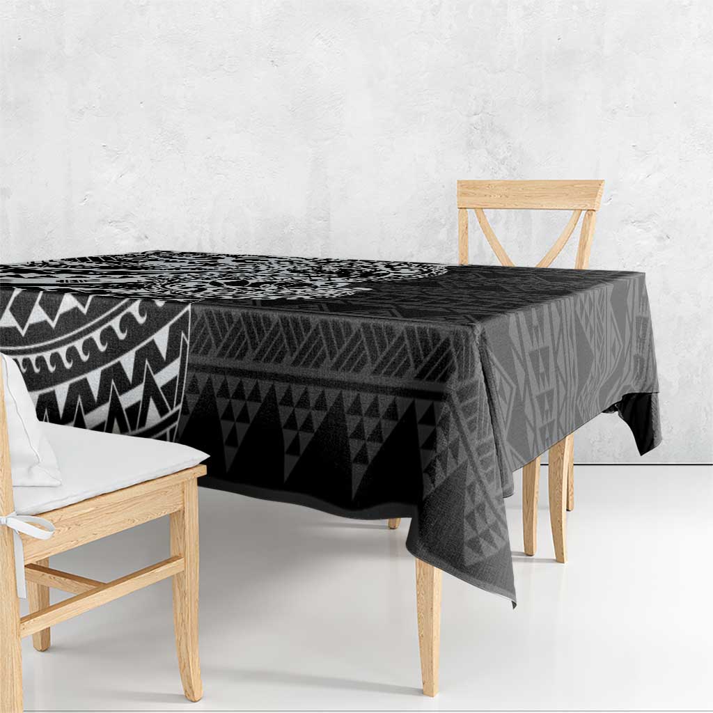 White Couple Dolphins Maori Polynesian Style Tablecloth LT9 - Polynesian Pride