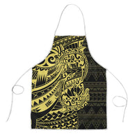 Yellow Couple Dolphins Maori Polynesian Style Apron - Polynesian Pride