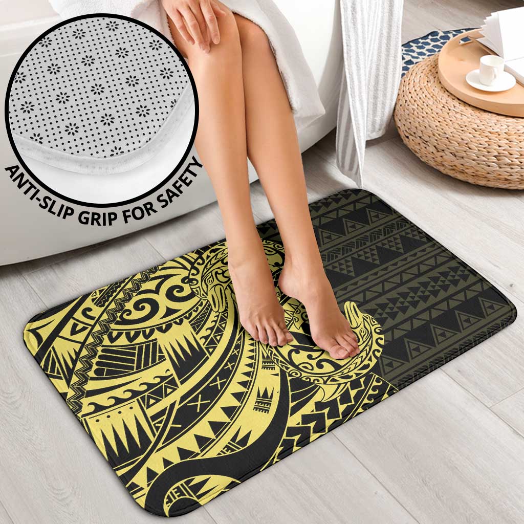 Yellow Couple Dolphins Maori Polynesian Style Bathroom Set - Polynesian Pride