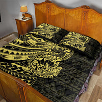 Yellow Couple Dolphins Maori Polynesian Style Quilt Bed Set LT9 - Polynesian Pride