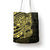 Yellow Couple Dolphins Maori Polynesian Style Tote Bag - Polynesian Pride