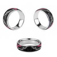 Guam Bougainvillea Lei Classic Ring Chamorro Tribal Pattern LT9 - Polynesian Pride