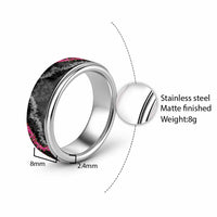 Guam Bougainvillea Lei Classic Ring Chamorro Tribal Pattern LT9 - Polynesian Pride