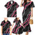 Guam Bougainvillea Lei Family Matching Mermaid Dress and Hawaiian Shirt Chamorro Tribal Pattern