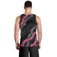 Guam Bougainvillea Lei Men Tank Top Chamorro Tribal Pattern
