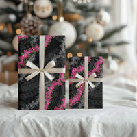 Guam Bougainvillea Lei Wrapping Paper Chamorro Tribal Pattern - Polynesian Pride