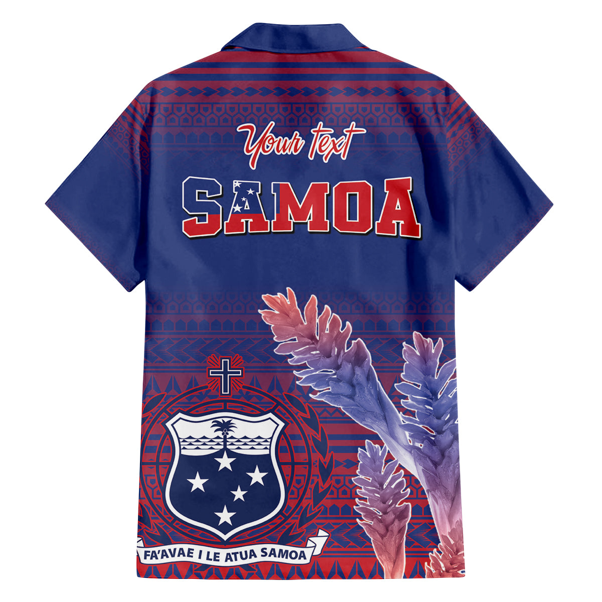Custom Samoa 1962 Independence Day Custom Family Matching Tank Maxi Dress and Hawaiian Shirt Manuia le Aso Tuto'atasi Ula Nifo Blue Art