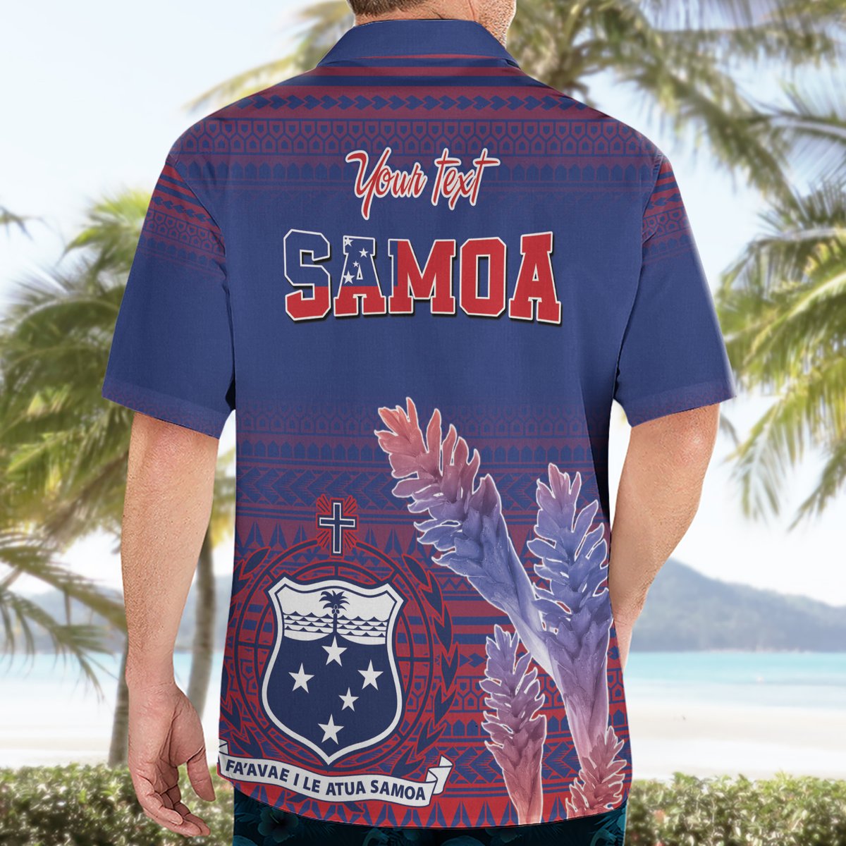 Custom Samoa 1962 Independence Day Custom Hawaiian Shirt Manuia le Aso Tuto'atasi Ula Nifo Blue Art LT9 - Polynesian Pride