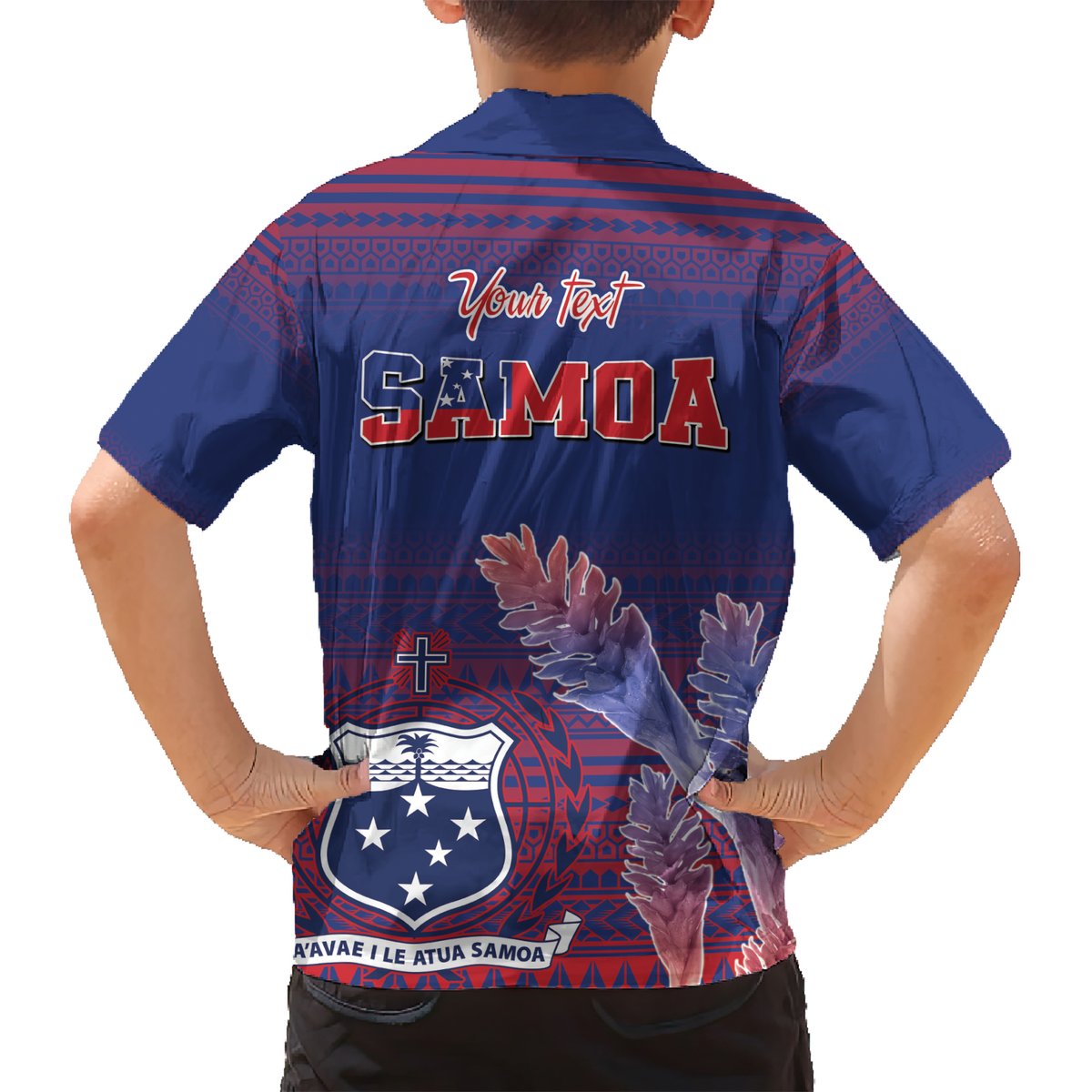 Custom Samoa 1962 Independence Day Custom Hawaiian Shirt Manuia le Aso Tuto'atasi Ula Nifo Blue Art LT9 - Polynesian Pride