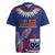 Custom Samoa 1962 Independence Day Custom Rugby Jersey Manuia le Aso Tuto'atasi Ula Nifo Blue Art