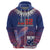 Custom Samoa 1962 Independence Day Custom Zip Hoodie Manuia le Aso Tuto'atasi Ula Nifo Blue Art