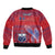 Custom Samoa 1962 Independence Day Custom Bomber Jacket Manuia le Aso Tuto'atasi Ula Nifo Red Art