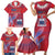 Custom Samoa 1962 Independence Day Custom Family Matching Short Sleeve Bodycon Dress and Hawaiian Shirt Manuia le Aso Tuto'atasi Ula Nifo Red Art