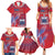 Custom Samoa 1962 Independence Day Custom Family Matching Summer Maxi Dress and Hawaiian Shirt Manuia le Aso Tuto'atasi Ula Nifo Red Art