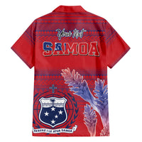 Custom Samoa 1962 Independence Day Custom Hawaiian Shirt Manuia le Aso Tuto'atasi Ula Nifo Red Art LT9 - Polynesian Pride