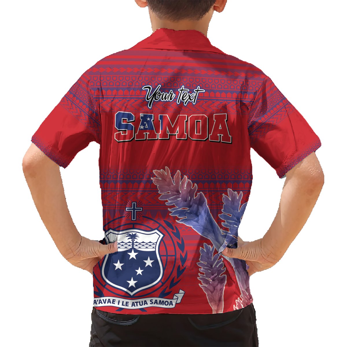 Custom Samoa 1962 Independence Day Custom Hawaiian Shirt Manuia le Aso Tuto'atasi Ula Nifo Red Art LT9 - Polynesian Pride