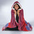 Custom Samoa 1962 Independence Day Custom Hooded Blanket Manuia le Aso Tuto'atasi Ula Nifo Red Art