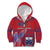 Custom Samoa 1962 Independence Day Custom Kid Hoodie Manuia le Aso Tuto'atasi Ula Nifo Red Art