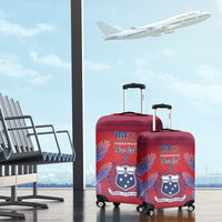 Custom Samoa 1962 Independence Day Custom Luggage Cover Manuia le Aso Tuto'atasi Ula Nifo Red Art