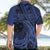 Custom Samoa 62nd Manuia le Aso Tuto'atasi Hawaiian Shirt Samoan Tatau Blue Art