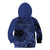 Custom Samoa 62nd Manuia le Aso Tuto'atasi Kid Hoodie Samoan Tatau Blue Art