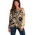 Custom Samoa Manuia le 62 Tausaga O le Tuto’atasi Off Shoulder Sweater Samoan Tatau Beige Art