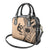 Custom Samoa Manuia le 62 Tausaga O le Tuto’atasi Shoulder Handbag Samoan Tatau Beige Art