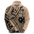 Custom Samoa Manuia le 62 Tausaga O le Tuto’atasi Zip Hoodie Samoan Tatau Beige Art