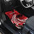 Custom Samoa Manuia le 62 Tausaga O le Tuto’atasi Car Mats Samoan Tatau Red Art