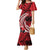 Custom Samoa Manuia le 62 Tausaga O le Tuto’atasi Family Matching Mermaid Dress and Hawaiian Shirt Samoan Tatau Red Art