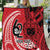 Custom Samoa Manuia le 62 Tausaga O le Tuto’atasi Quilt Samoan Tatau Red Art