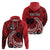 Custom Samoa Manuia le 62 Tausaga O le Tuto’atasi Zip Hoodie Samoan Tatau Red Art