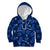 Manu Samoa Rugby Kid Hoodie Polynesian Style With Hibiscus LT9 Hoodie Blue - Polynesian Pride