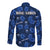 Manu Samoa Rugby Long Sleeve Button Shirt Polynesian Style With Hibiscus LT9 - Polynesian Pride